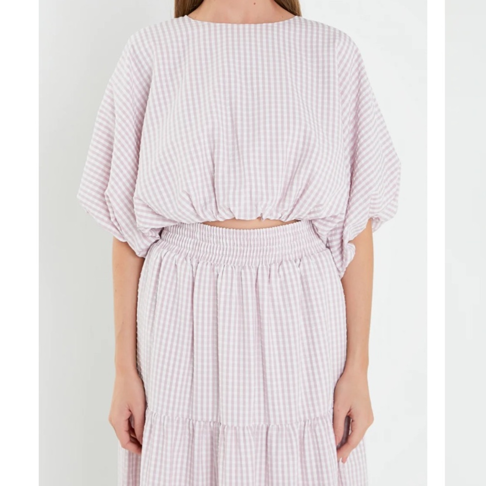 NWT English Factory Voluminous Crop Top